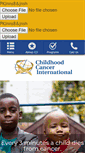 Mobile Screenshot of childhoodcancerinternational.org
